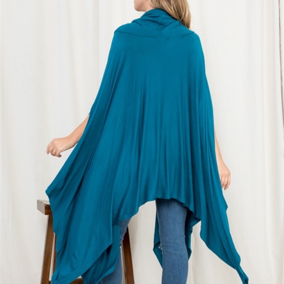 Teal Poncho - Picture 8 of 11